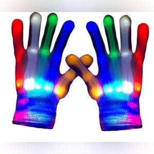 Led Gloves Light up Flashing Gloves (M)